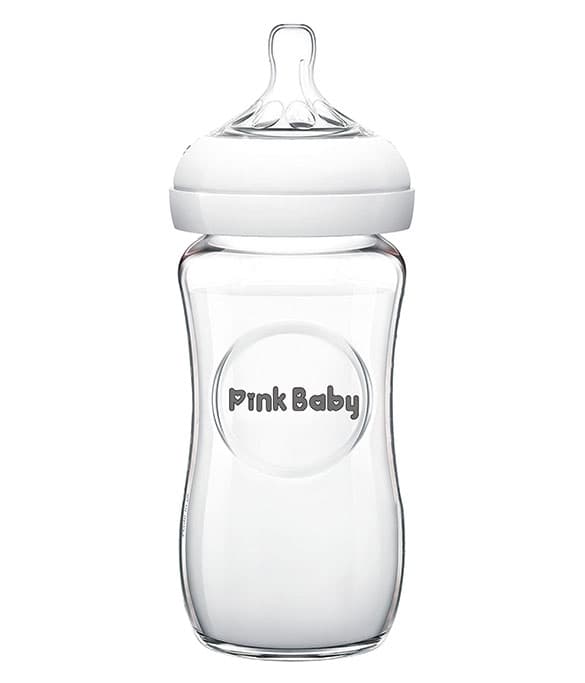 ULTRA WIDE NECK GLASS FEEDING BOTTLE (WN-122)