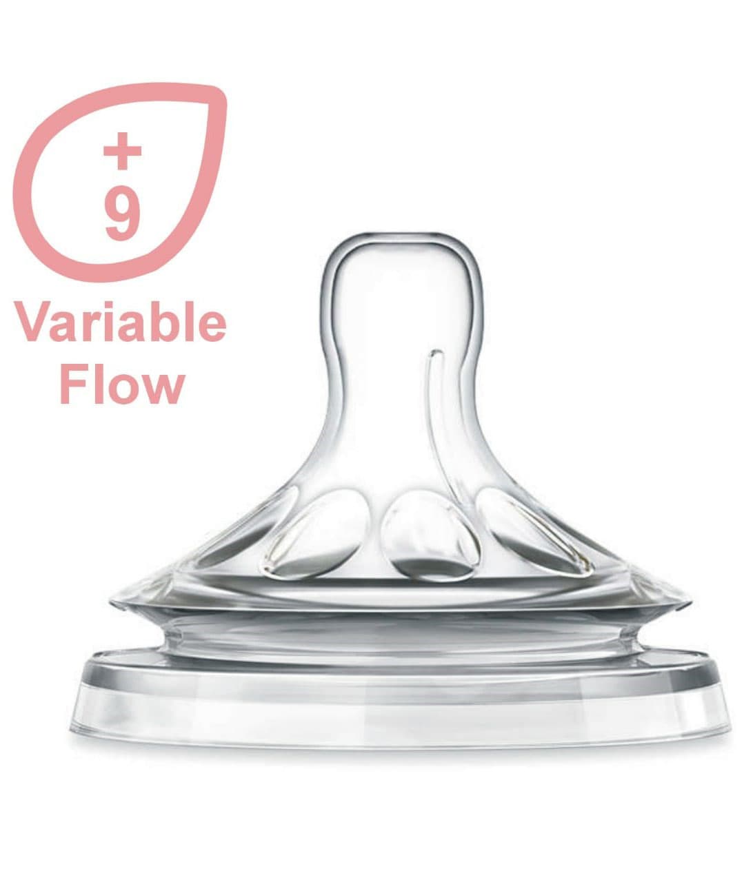ULTRA WIDE NECK VARIABLE FLOW NIPPLE PK2 (+) (A-34)