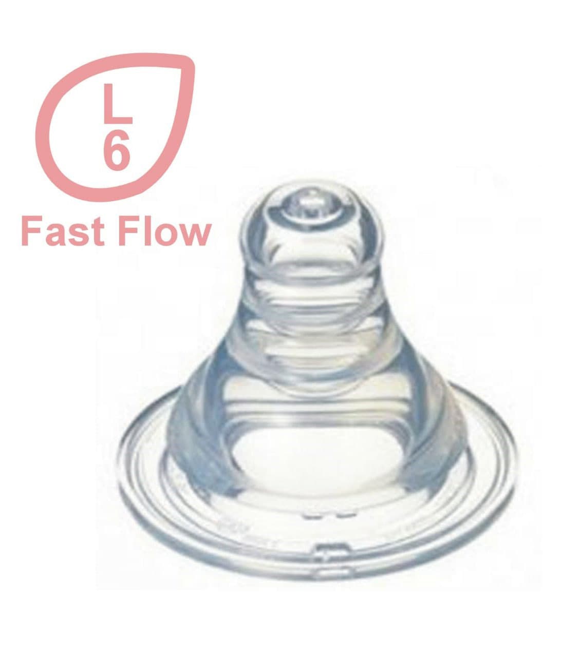 WIDE NECK FAST FLOW NIPPLE PK1 (L) (A-13)