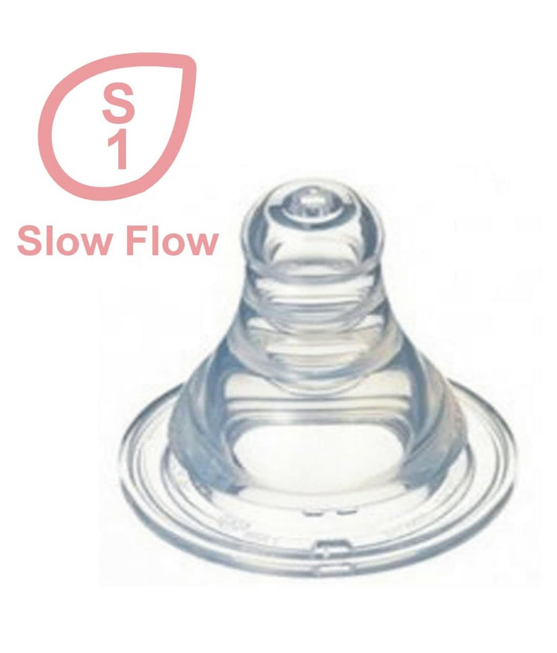 WIDE NECK SLOW FLOW NIPPLE PK1 (S) (A-11)