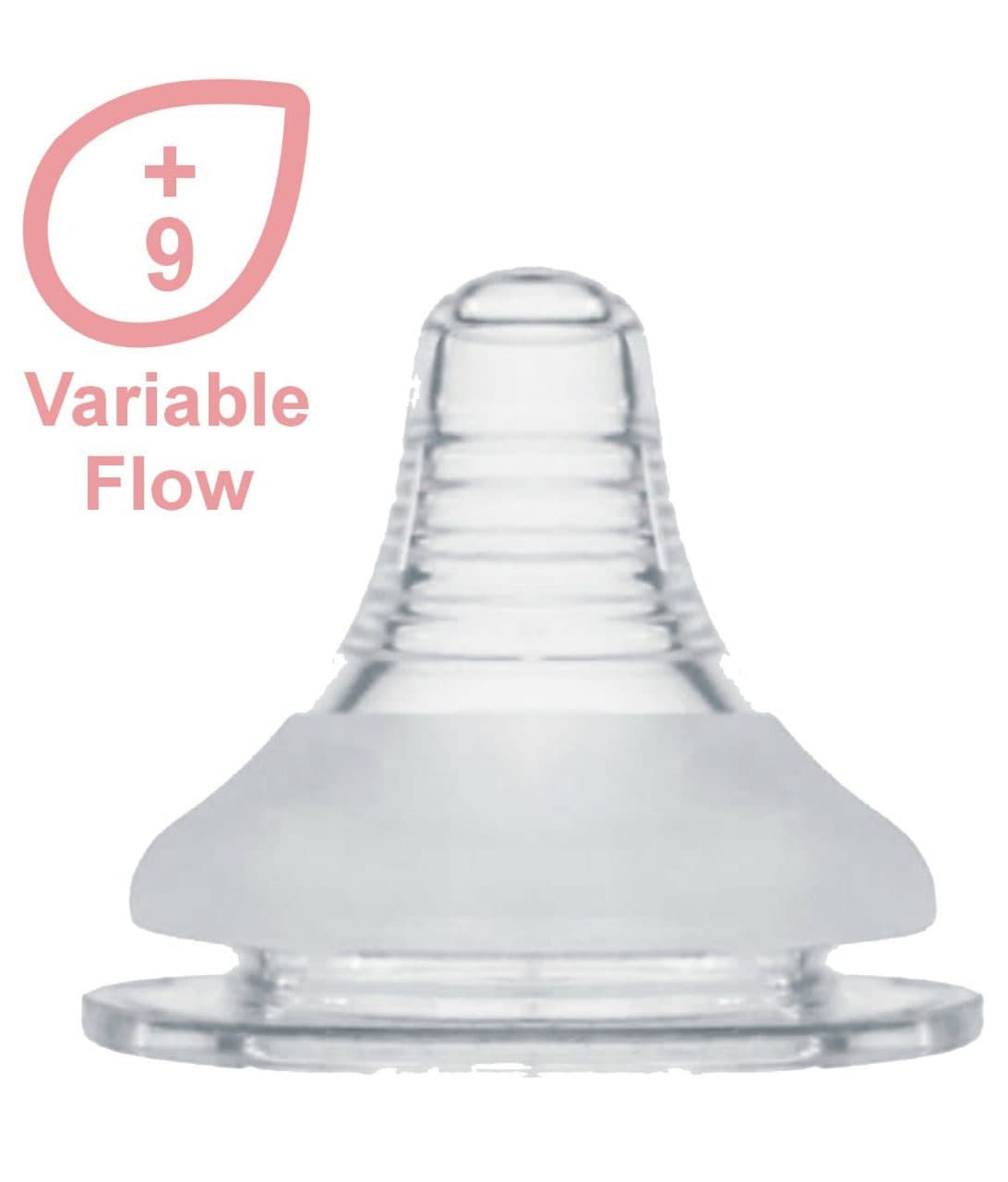 A-04 VARIABLE FLOW WIDE NECK TEATS 9 MONTHS +